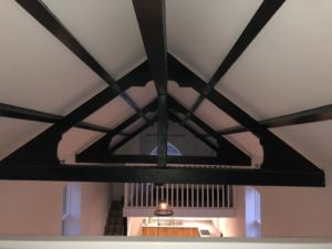 Chapel conversion oak truss