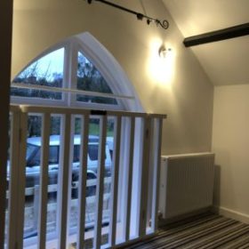 Chapel conversion bedroom