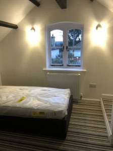 Chapel conversion bedroom